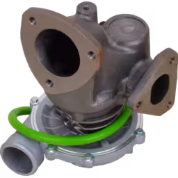 PMF100460-GT2052S-TURBOCHARGER-FOR-LANDROVER-MDI-525-122HP-LAND-ROVER-DEFENDER-2-5-TDI-TD5_Bottom_View_Of_45_Degrees_256X256