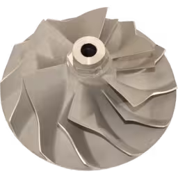 712401-0008-CW-GT4294-COMPRESSOR-WHEEL-OF-TURBOCHARGER-FOR-CAT-TRUCK-CAT-C12_Top_View_Of_45_Degrees_256X256