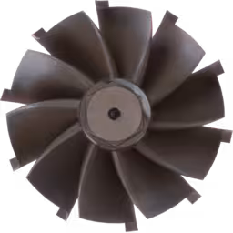 451360-0001-GT35-TURBINE-WHEEL-OF-TURBOCHARGER-FOR-ISUZU-6HK1-TCN_Top_View_256X256