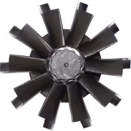 0R5925-TW-4LF452-TURBINE-WHEEL-OF-TURBOCHARGER-FOR-CAT-EARTH-MOVING-CAT-3412_Top_View_256X256