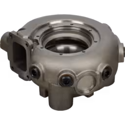 448406-0001-TW9214-TURBINE-HOUSING-OF-TURBOCHARGER-FOR-CAT-EARTH-MOVING_Bottom_View_Of_45_Degrees_256X256