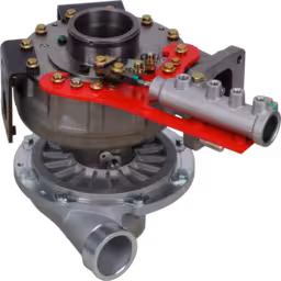 S1760-E0M10-RHG8V-TURBOCHARGER-FOR-HINO-TRUCK-PROFIA-700-EURO-3-HINO-E13C-TN(VXCX)_Bottom_View_Of_45_Degrees_256X256