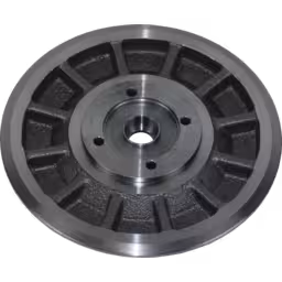 712371-0007-BP-GT5002BS-BACK-PLATE-OF-TURBOCHARGER-FOR-CAT-EARTH-MOVING_Bottom_View_Of_45_Degrees_256X256