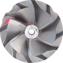 NH175631-RHC7-12307HQ41NFBRL6424CC-COMPRESSOR-WHEEL-OF-TURBOCHARGER-FOR-ISUZU-6SD1T(CIAQ)-HITACHI-EX300-1_Top_View_256X256