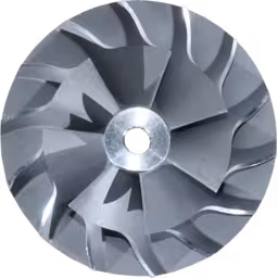 169110-J96-COMPRESSOR-WHEEL-OF-TURBOCHARGER_Front_View_256X256