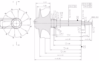 CAD model for machining preparation