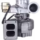 24100-2910C WH2D turbocharger front view with dual-port exhaust flange