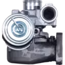Front view of 28231-27400 GTB1649V turbocharger showing compressor wheel
