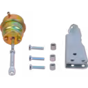 J96 turbo actuator mounting bracket with three holes and bent tab