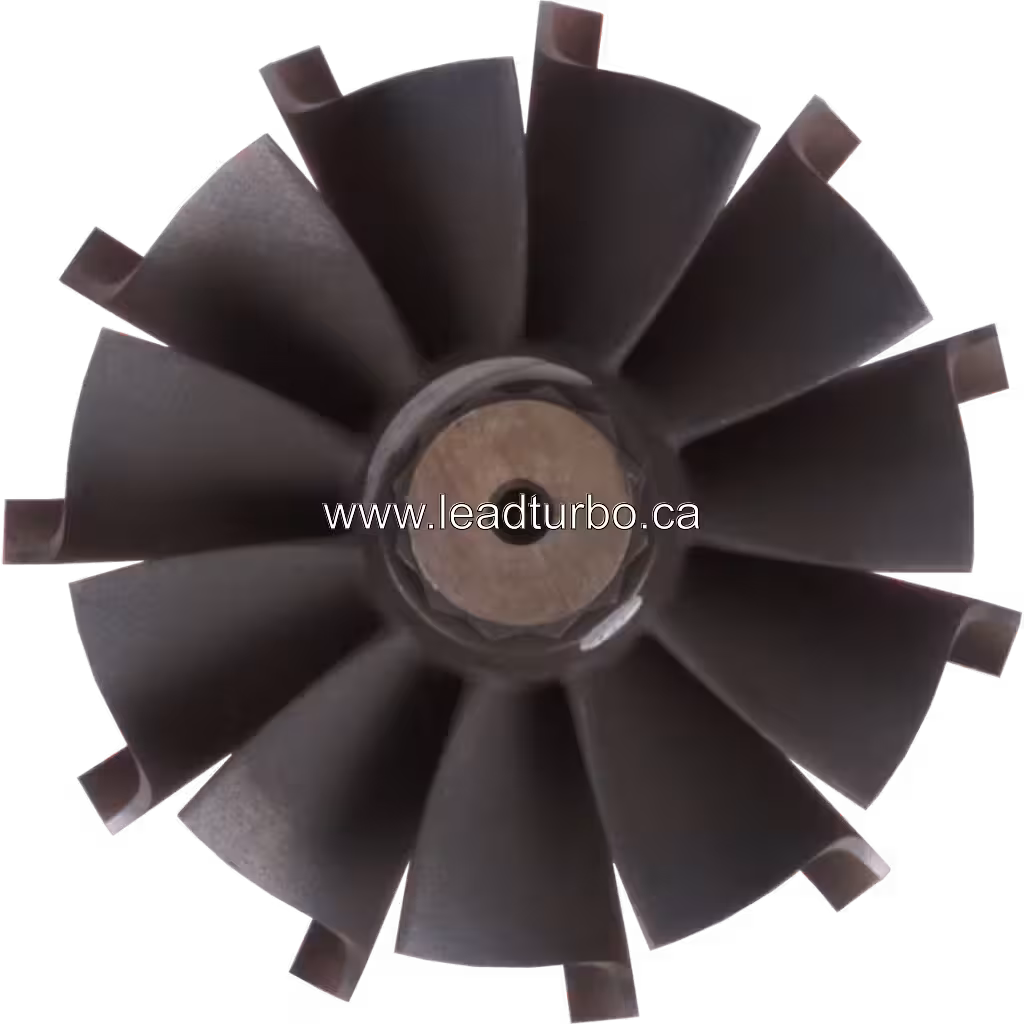 317073 TW turbine wheel assembly with threaded shaft end