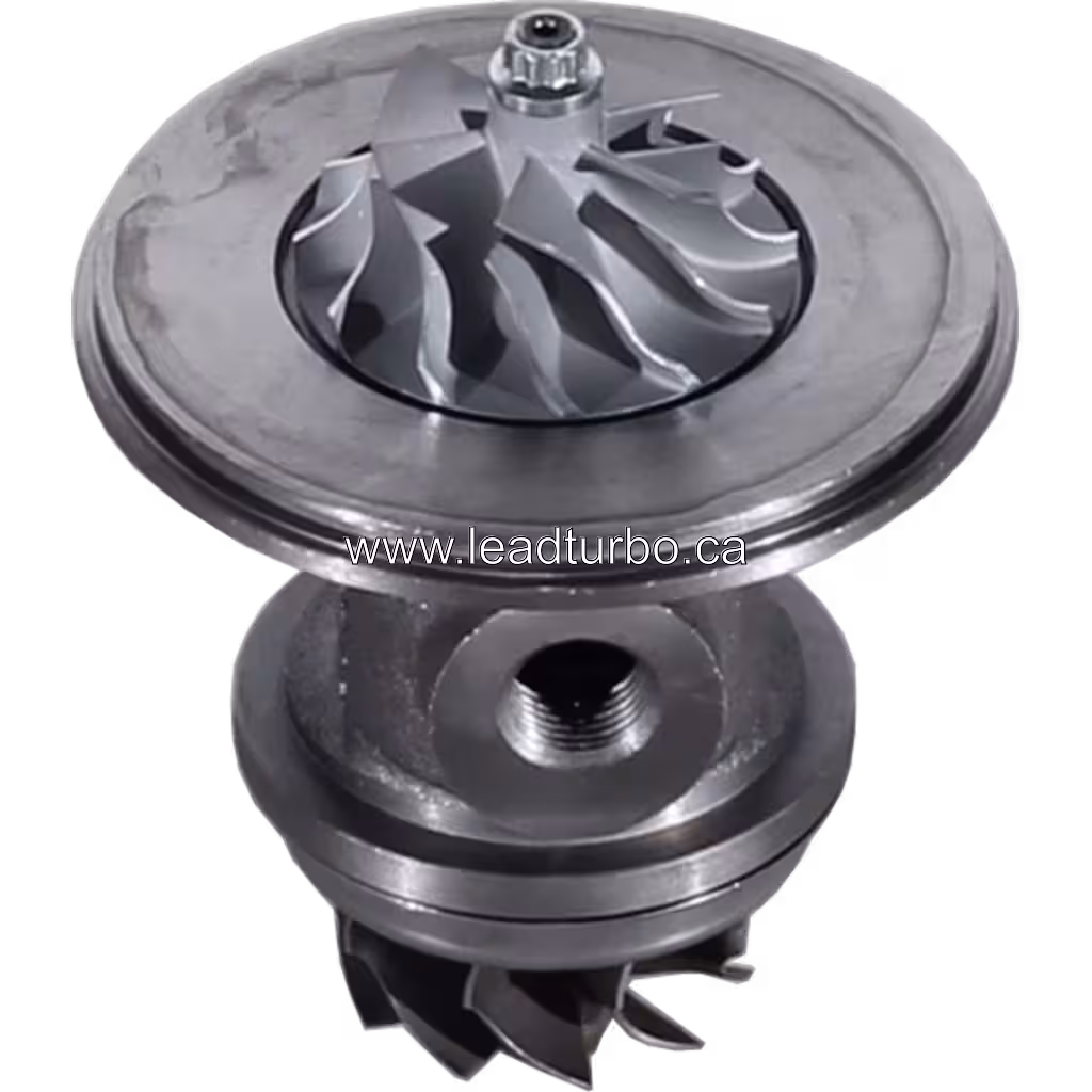 S100 core assembly top 45-degree view with central housing and flanges