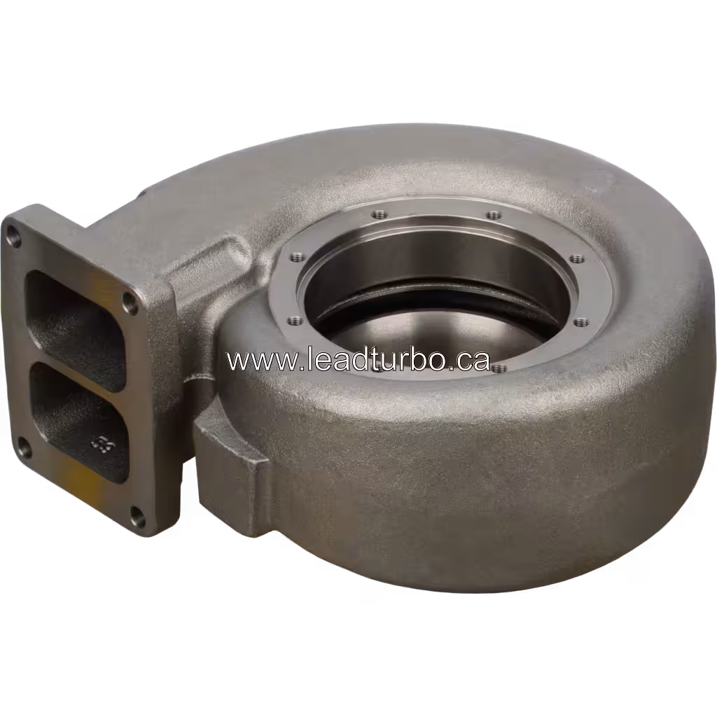 3522923 HC5A Turbine Housing for Cummins KTTA50 Turbocharger bottom 45 degree view