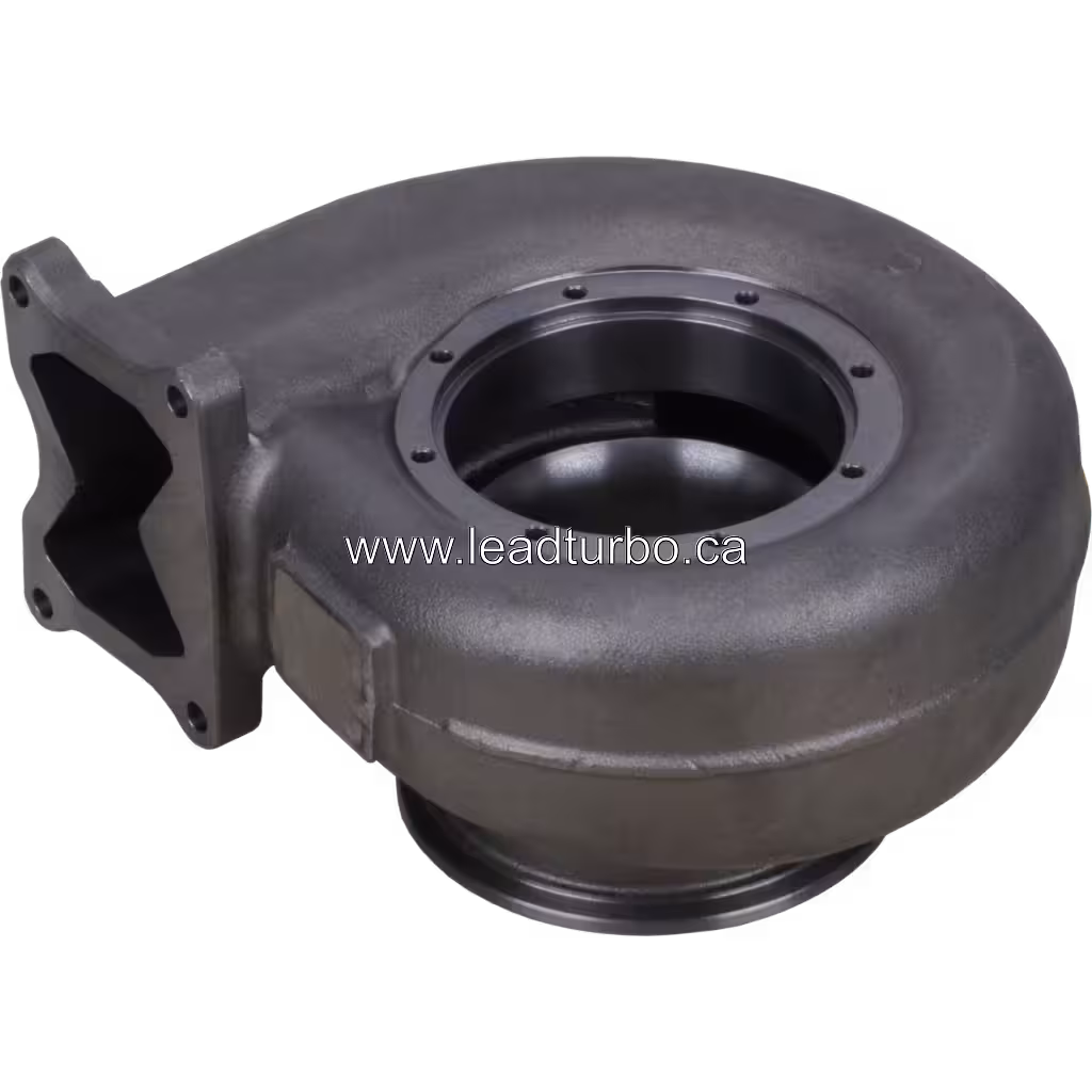 3591602 turbine housing bottom view with machined inlet
