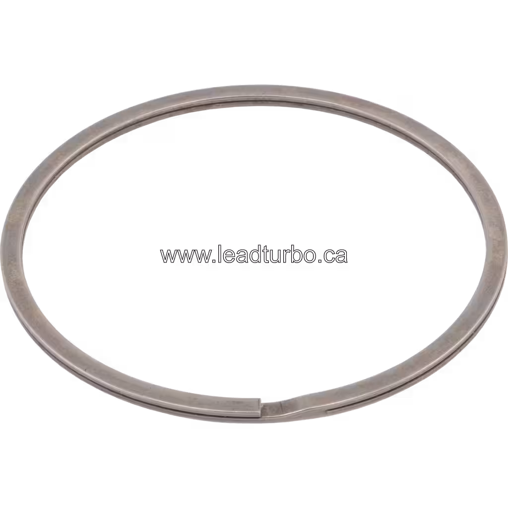 J96 turbo piston ring top view showing split ring design