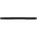 Black C-shaped 3709510 HT3B retaining ring front view