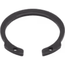 Top-down view of 3709510 turbocharger retaining ring with mounting tabs