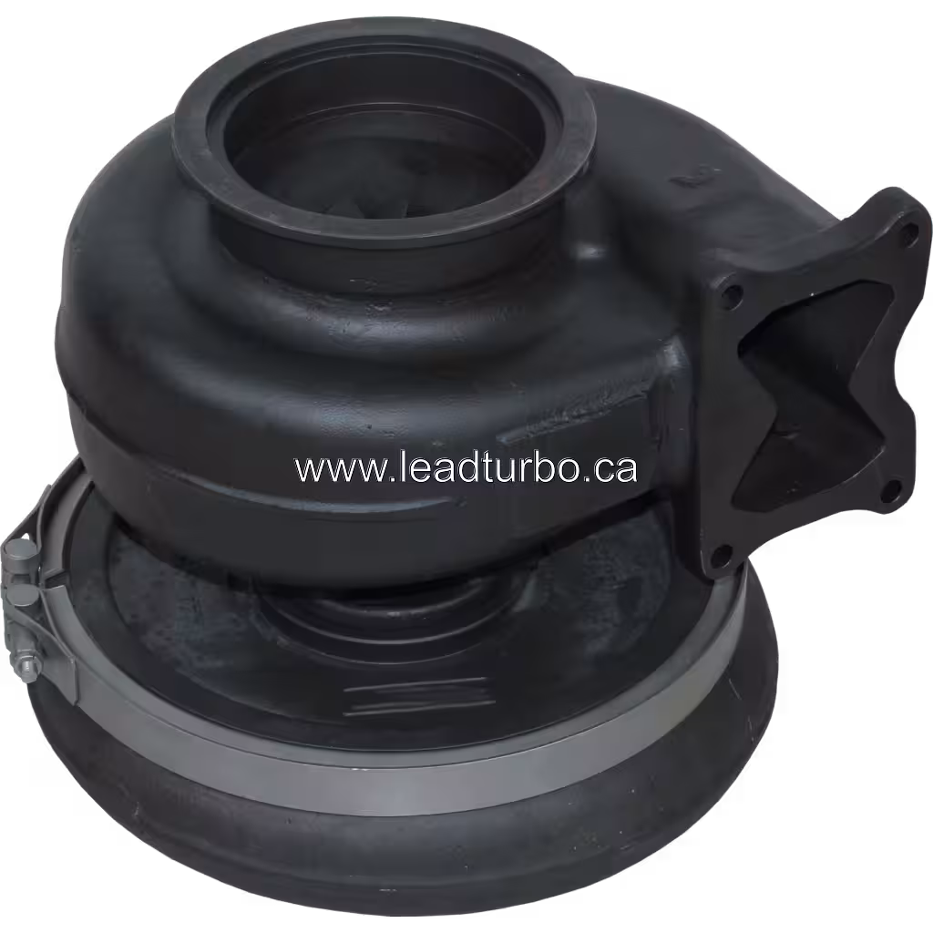 3774210 turbocharger turbine inlet and mounting flange detail