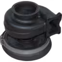 3774210 turbocharger turbine inlet and mounting flange detail