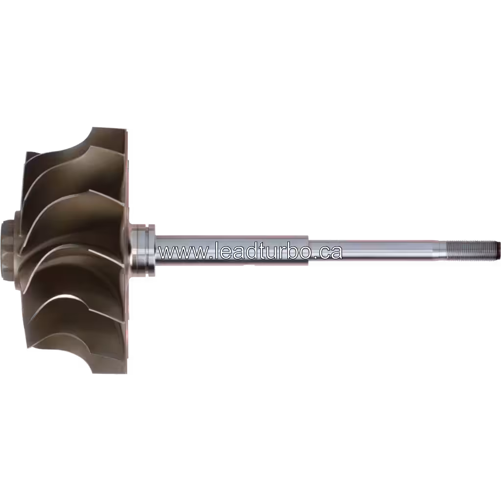 3779022 J96 turbine wheel side profile with long shaft