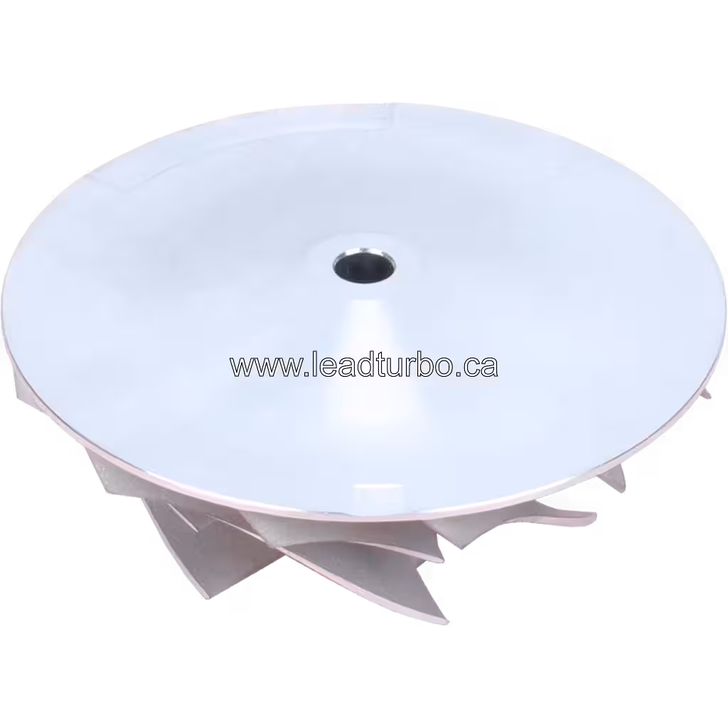 IVECO Cursor 8 turbo part bottom view with concave backplate