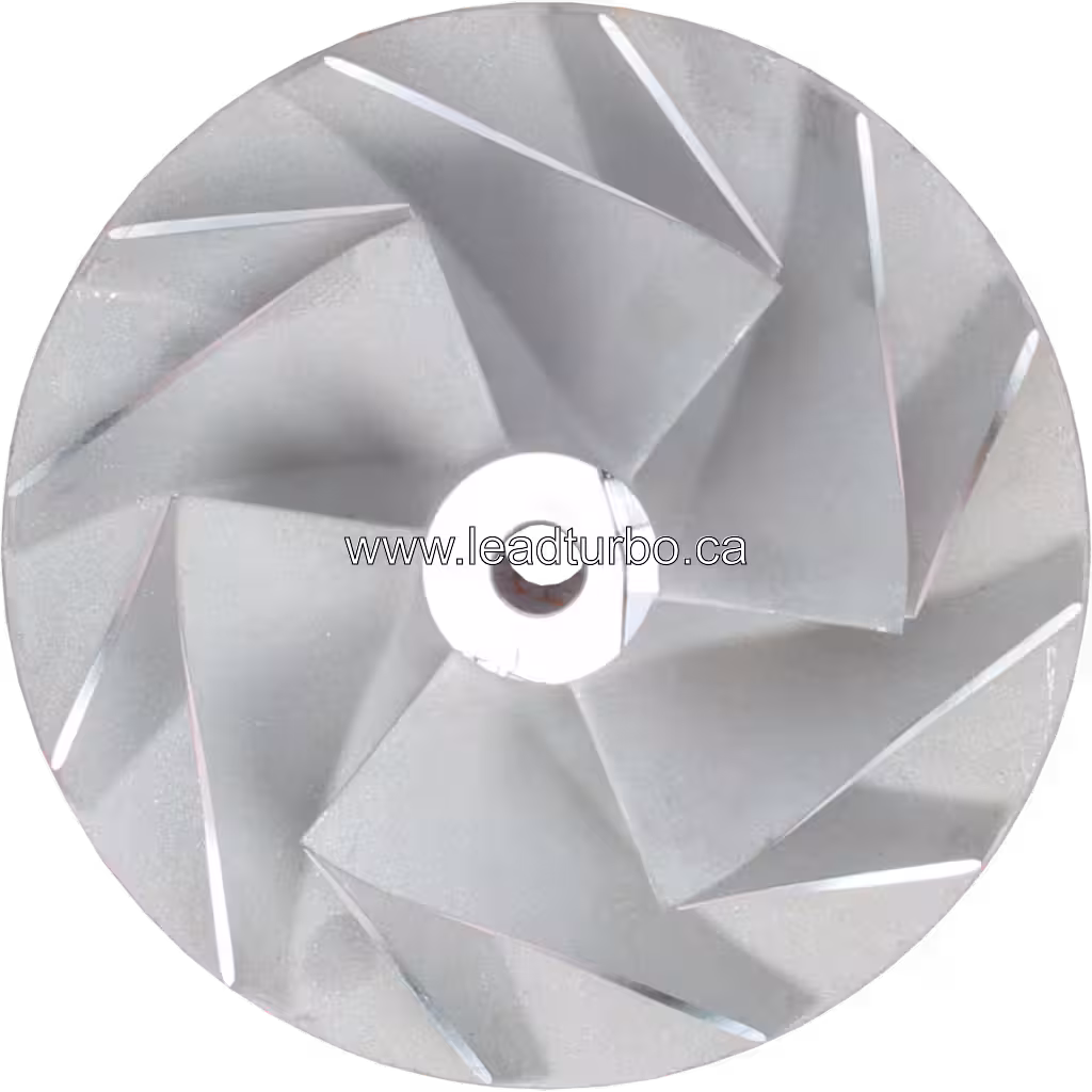 FOR 4046928 CW compressor wheel front view with radial blades