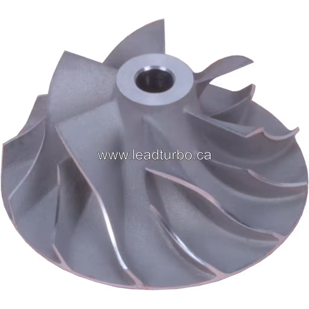 454163-0002 CW-U J96 turbocharger compressor wheel top view