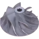 454163-0002 CW-U J96 turbocharger compressor wheel top view