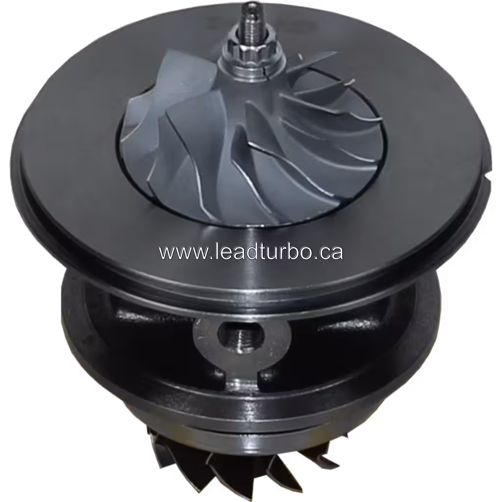Mitsubishi 4D31/4D34 turbo core 49178-09610 top 45-degree view with cooling fins