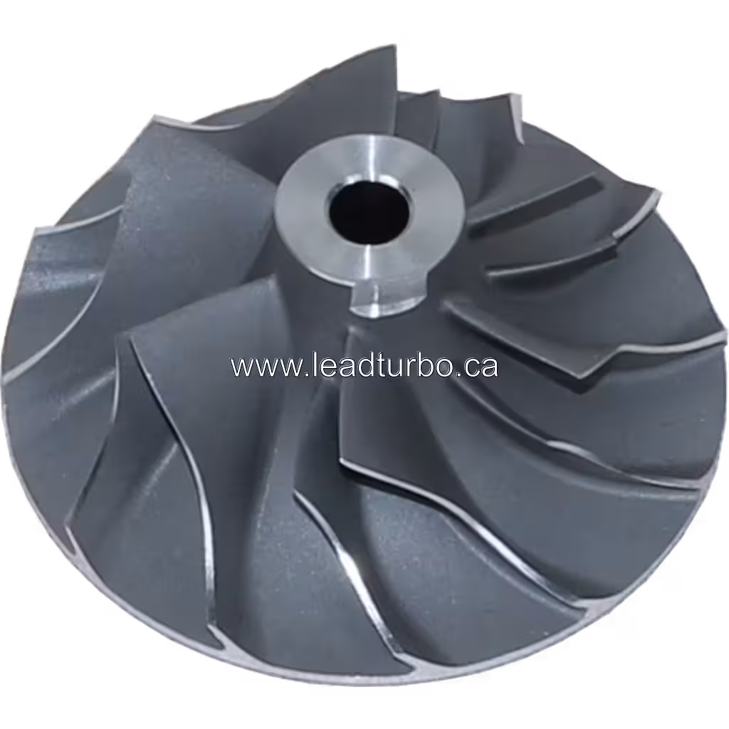 49178-09640 CW compressor wheel for TD05-4 turbocharger, top view