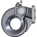 49187-01010 TH turbine housing front view for Mitsubishi 6D16T