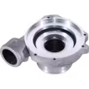 Top view of K14-2070 compressor housing showing internal vane mechanism