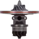 5327-710-0118 K27 turbocharger core front view showing compressor wheel and shaft