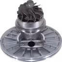 53277100109 turbo core 45-degree bottom view showing turbine wheel