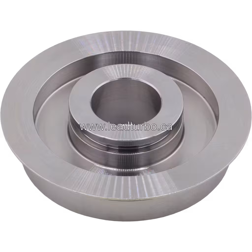 Machined metallic thrust ring with central bore for Cummins QSK60