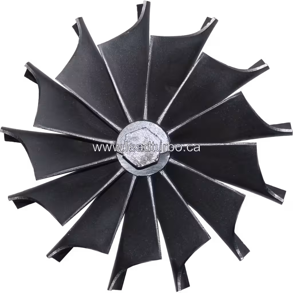 Komatsu SA6D155-4A Turbocharger Turbine Wheel Replacement