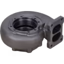 Komatsu D155 turbine housing bottom view with machined central bore
