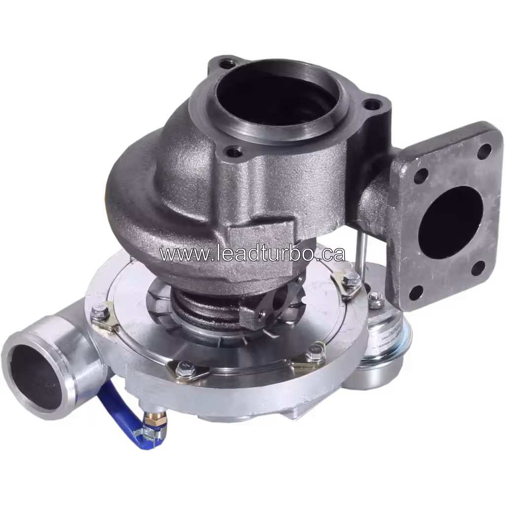 711736-5028 GT2556S Turbocharger Replacement for Perkins JCB 3CX bottom 45 degree view