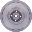 Back plate métallique 4030860 BP pour turbo HX82 CUMMINS QSK50, vue avant avec rainures concentriques