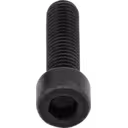 Boulon à tête bombée pour turbo, vue basse, finition noire