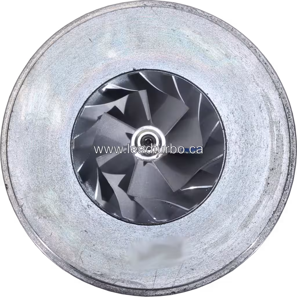 Cœur de turbocompresseur Cummins 6BTAA vue de face