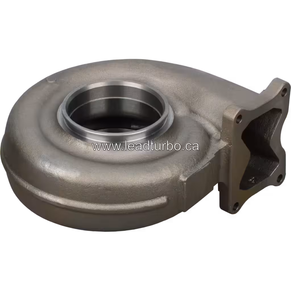 Carcasse turbine HX82 vue de dessus montrant l'ouverture centrale usinée