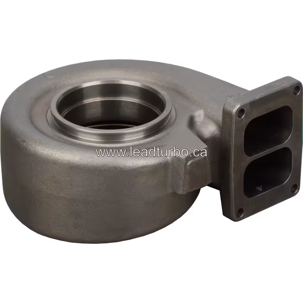 Carcasse de turbine en métal moulé avec ouverture circulaire principale