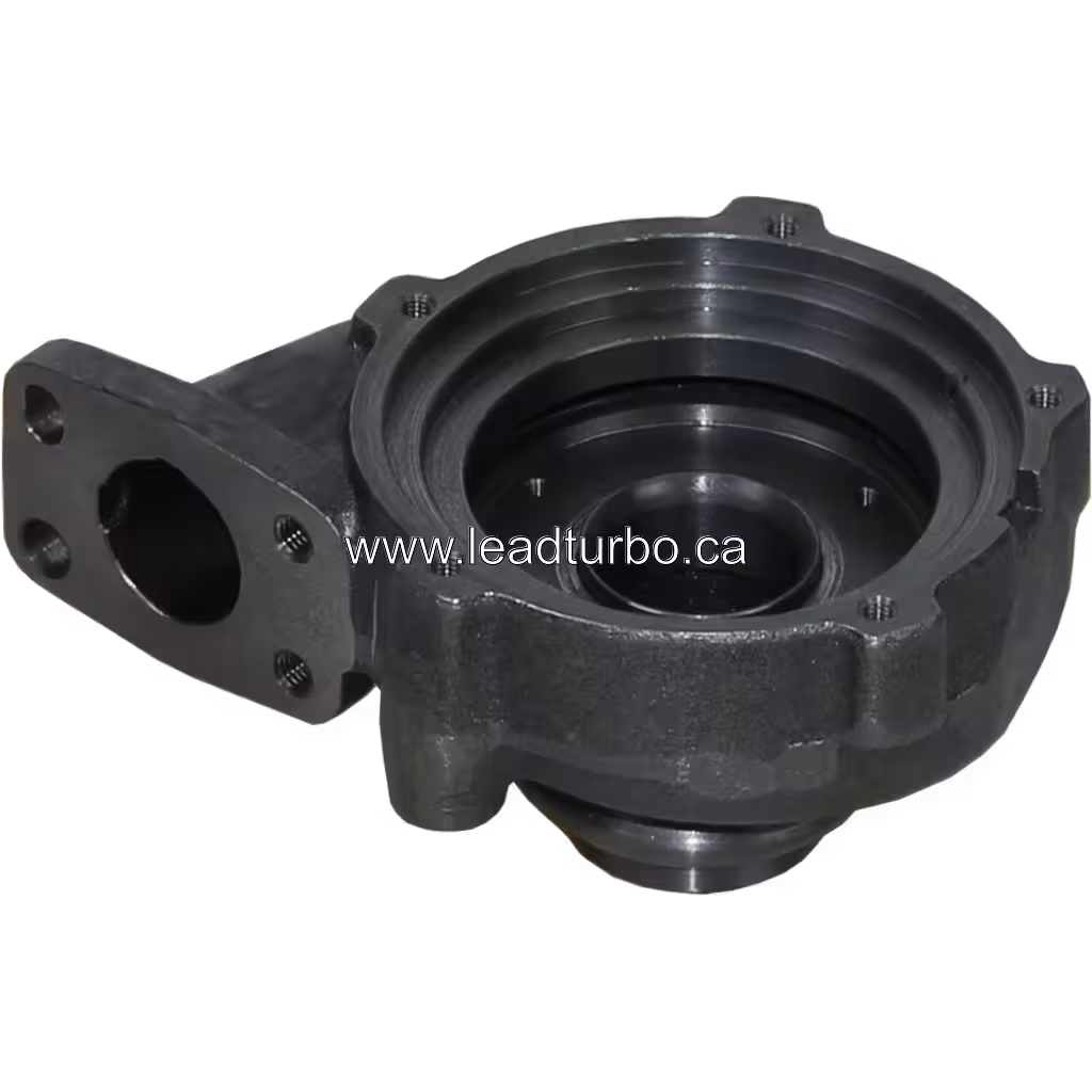 Détail des brides du carter turbine turbo