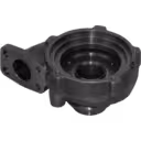 Détail des brides du carter turbine turbo