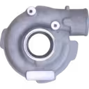 Boîtier compresseur 454191-0001 CH pour BMW M57 D30, finition métal gris mat
