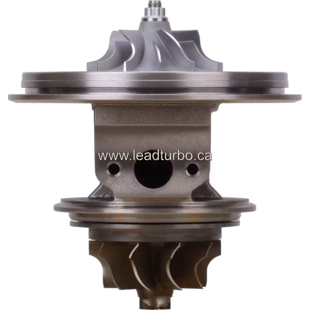 Vue de face du core de turbo 178207-R J96 avec roue compresseur