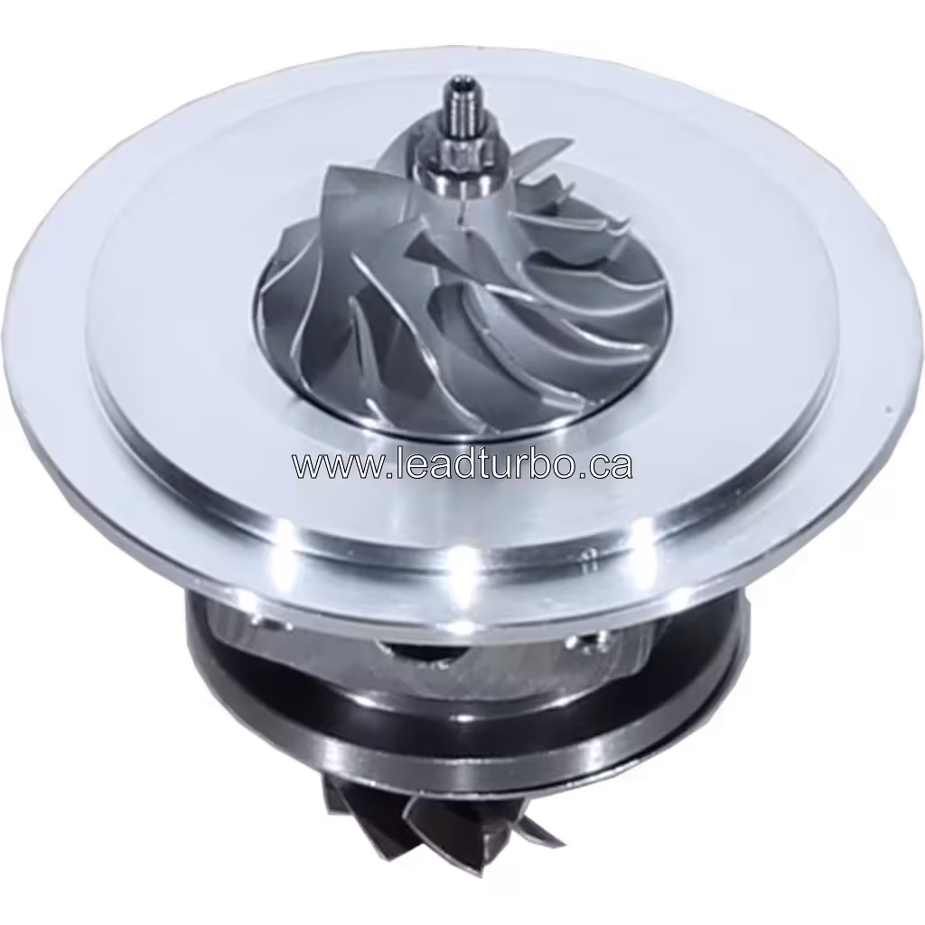 Vue de dessus à 45 degrés du core GT1549 pour Renault Laguna F9Q