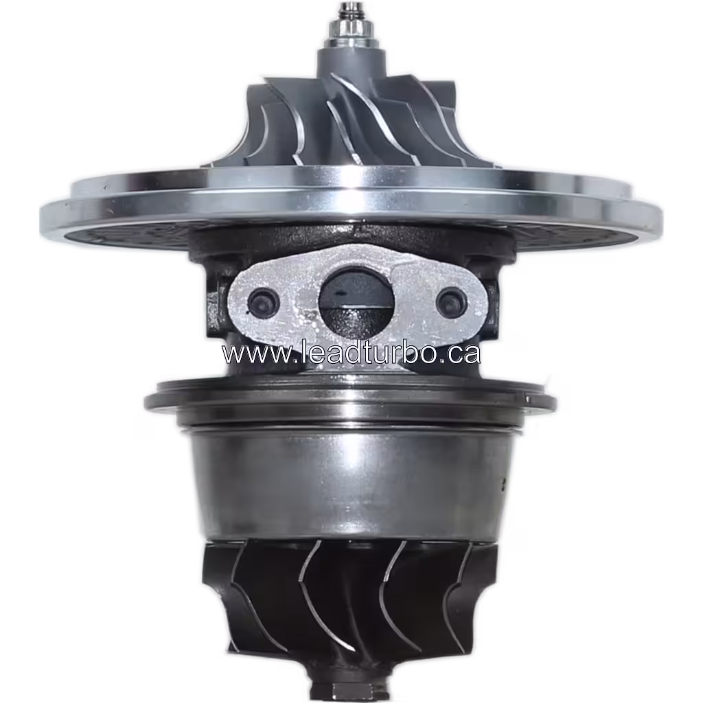 Vue avant du core de turbocompresseur 441398-0023 TA4503 avec roue compresseur