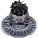 Vue de dessus du core 447450-0019 TO4E08 pour application Komatsu PC300-6