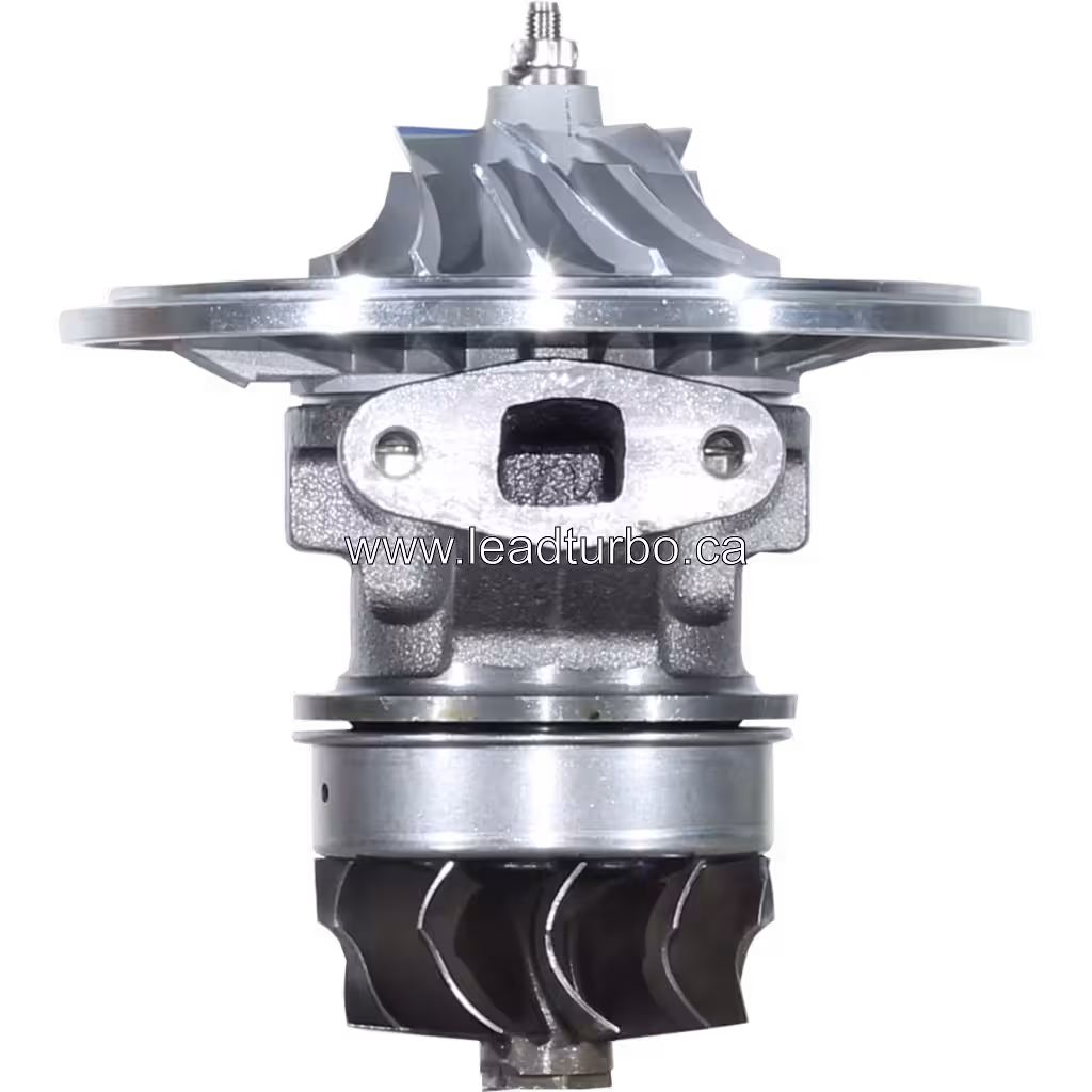 Vue avant du core de turbocompresseur 447450-0019 TO4E08 pour Komatsu SA6D108